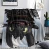 Coperta Stile Oscuro Senza Denti, Coperta Accogliente per Fan di Dragon Trainer, Regalo Perfetto.chl