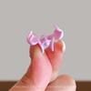 Spiral Design Mini Hair Bands High Elasticity Thin Hair Ties Ponytail Holders  For Toddler Girls