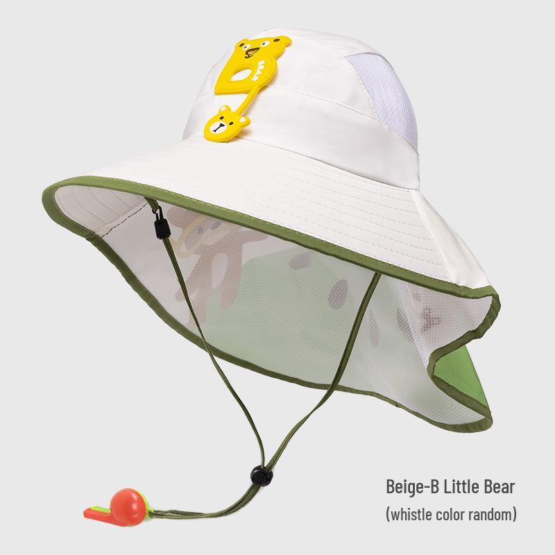 Kinder UV-Schutz Sonnenhut - Atmungsaktiv, Große Krempe, Unisex Sommerhut