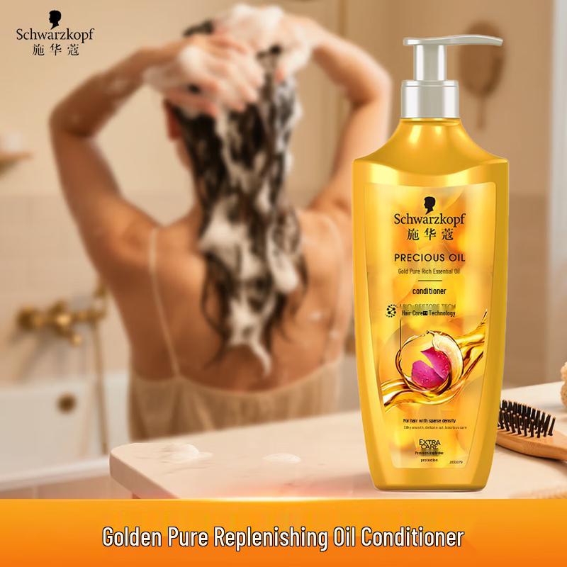 Schwarzkopf Gold Pure Oil Conditioner (3 x 400ml)