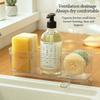 Useful Hollow Drainage Drain Storage Rack Large Capacity Sponge Cleanser Storage Rack Multifunctional Soap Basket Home Kitchen