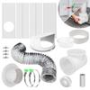 Dryer Vent Kit For Electric Dryer Exhaust Pipes Hose Dryer Vent Parts Clothes Dryer Connector For Sliding Window Dryer