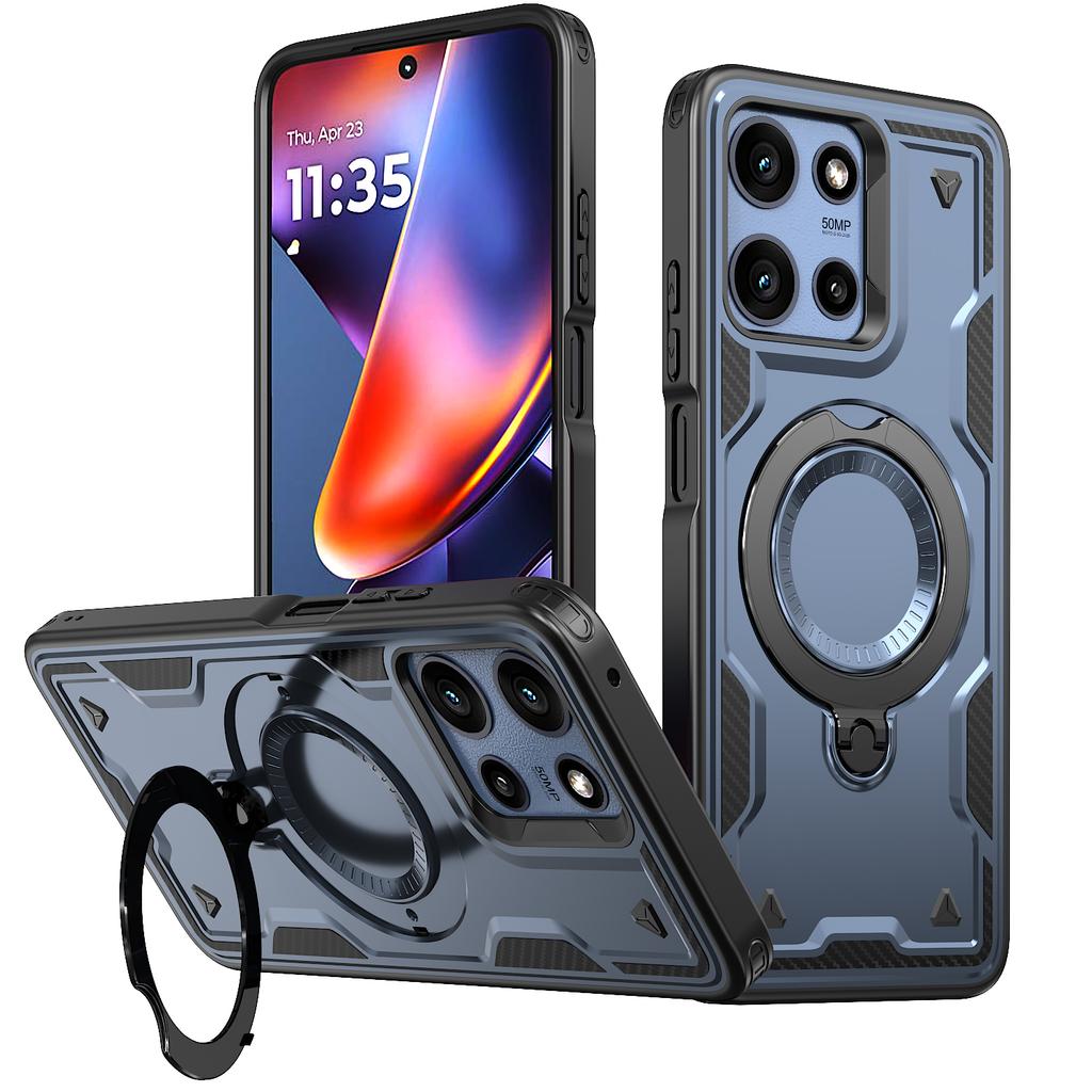 Military Shockproof Phone Case For Motorola Moto G Power Stylus 5G Edge 2025 2024 GPlay Edge G13 G23 G53 Fold Stand Armor Cover