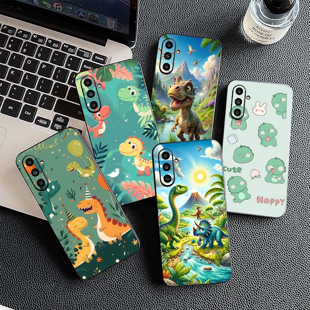 Phone Cover for Motorola Moto G86 G57 E14 E15 G14 G34 G35 G84 G24 A54 G15 Power E22 Casing Soft Case Wallpaper Dinosaur Anime