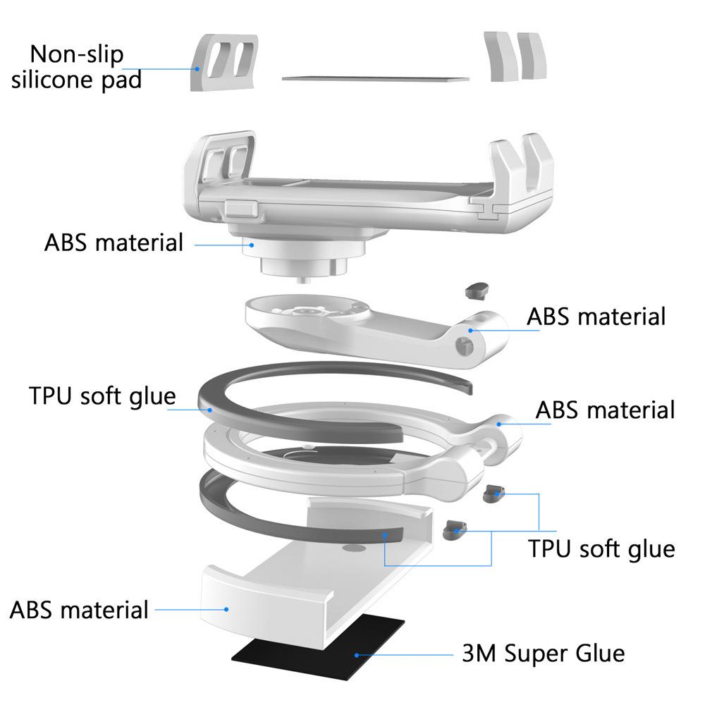 Hot Selling Tablet and Phone Wall Mount Stand - Portable and Creative Design