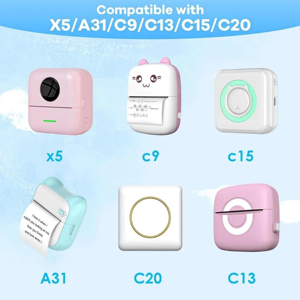 Thermoetikett für Minidruckerpapier, HansTech, 57 x 25 mm