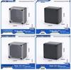 Transparent Waterproof ABS Plastic Junction Box for Indoor/Outdoor Power Supply & Monitor