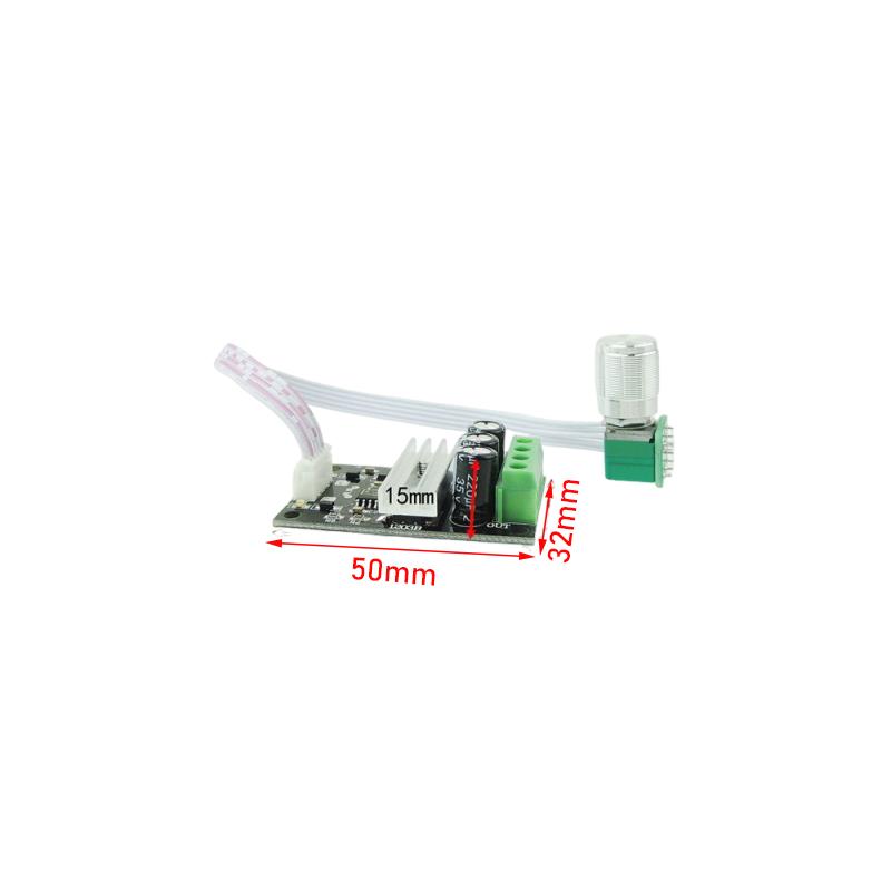 DC Motor Speed Controller 6V-28V Adjustable Knob Easy Installation Compact Size for DIY Electronic Model Car Projects