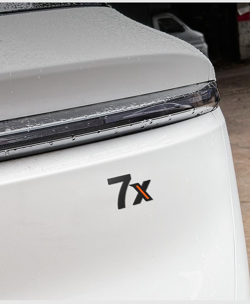 Černý válečník Autoemblém pro modely Zeekr 007GT/001/7X/009/007