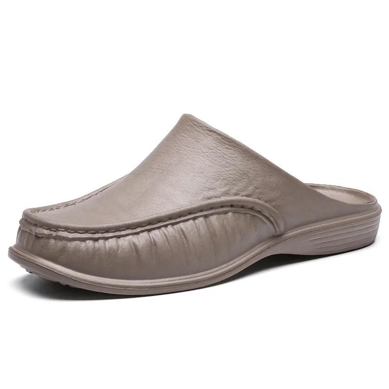 2026 Herrenschuhe EVA Slip-On Flache Schuhe Herren Hausschuhe Herren Gehen Halber Slipper Bequeme Weiche Haushalts Sandalen