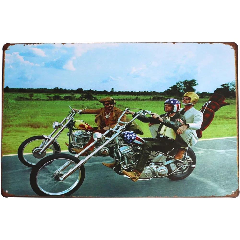 Letrero Metálico Vintage Indian Motorcycle Decoración Garaje Pub 20x30cm