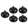 5Pcs Eye Plate Thickened Black Stainless Steel Enhanced Load Bearing Heavy Duty Pad Eye Plate 6mm 0.24in