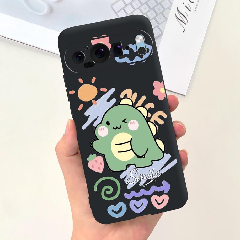 For Coque Google Pixel 9 Pro Phone Case Lovely Astronaut Duck Cow Shockproof Silicone Soft Cover For Google Pixel 9 Pixel9 Shell