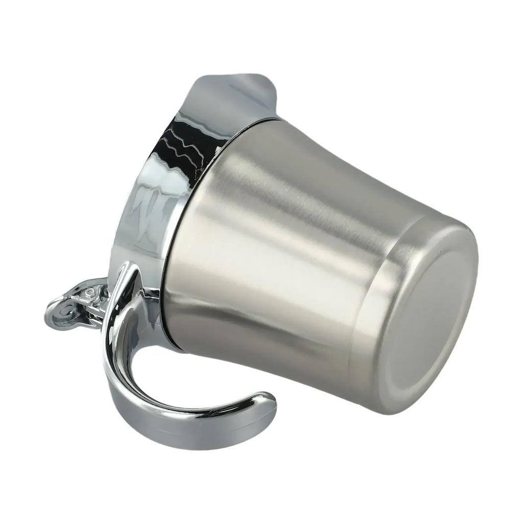 Stainless Steel Double Insulated Gravy Boat with Hinged Lid for Sauces and Dressings 450ML and 750ML Options Available