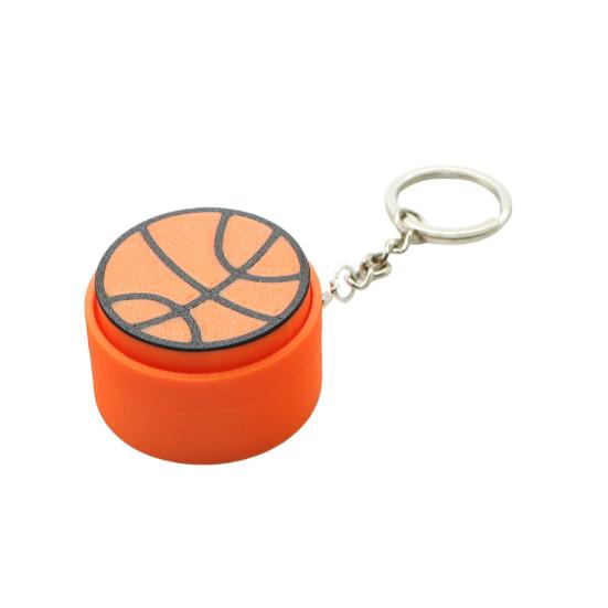 Keychain Pendant 3D Printing Precision Texture Football Basketball Tennis Sport Themed Key Chain Stress Relief Accessory