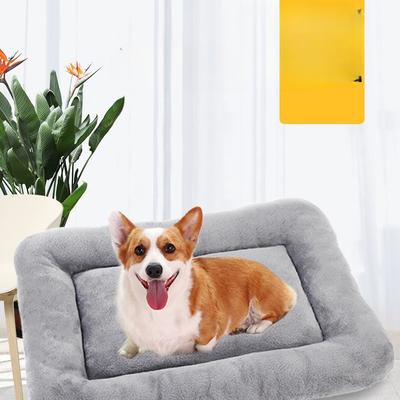 Pet Mat Short Plush Comfort Thickened Warm Cats and Dogs Universal Breathable Dog Bed Dog Mat Sleeping Mat Pet Supplies