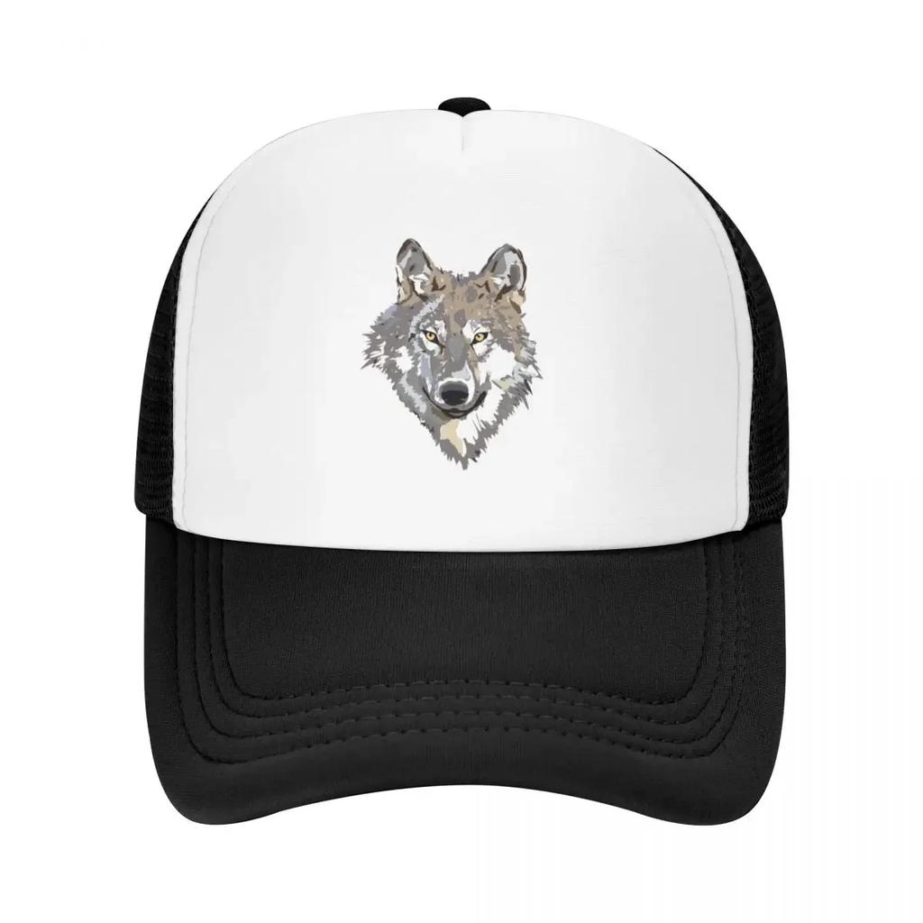Wolf head Baseball Cap Snap Back Hat Designer Sports Womens Mens