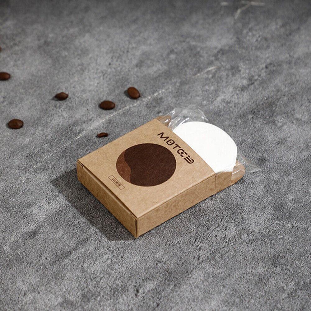 100Pcs Home Round Coffee Tool Filter Cup Coffee Filters Paper Coffee Maker Filter Replacement Paper
