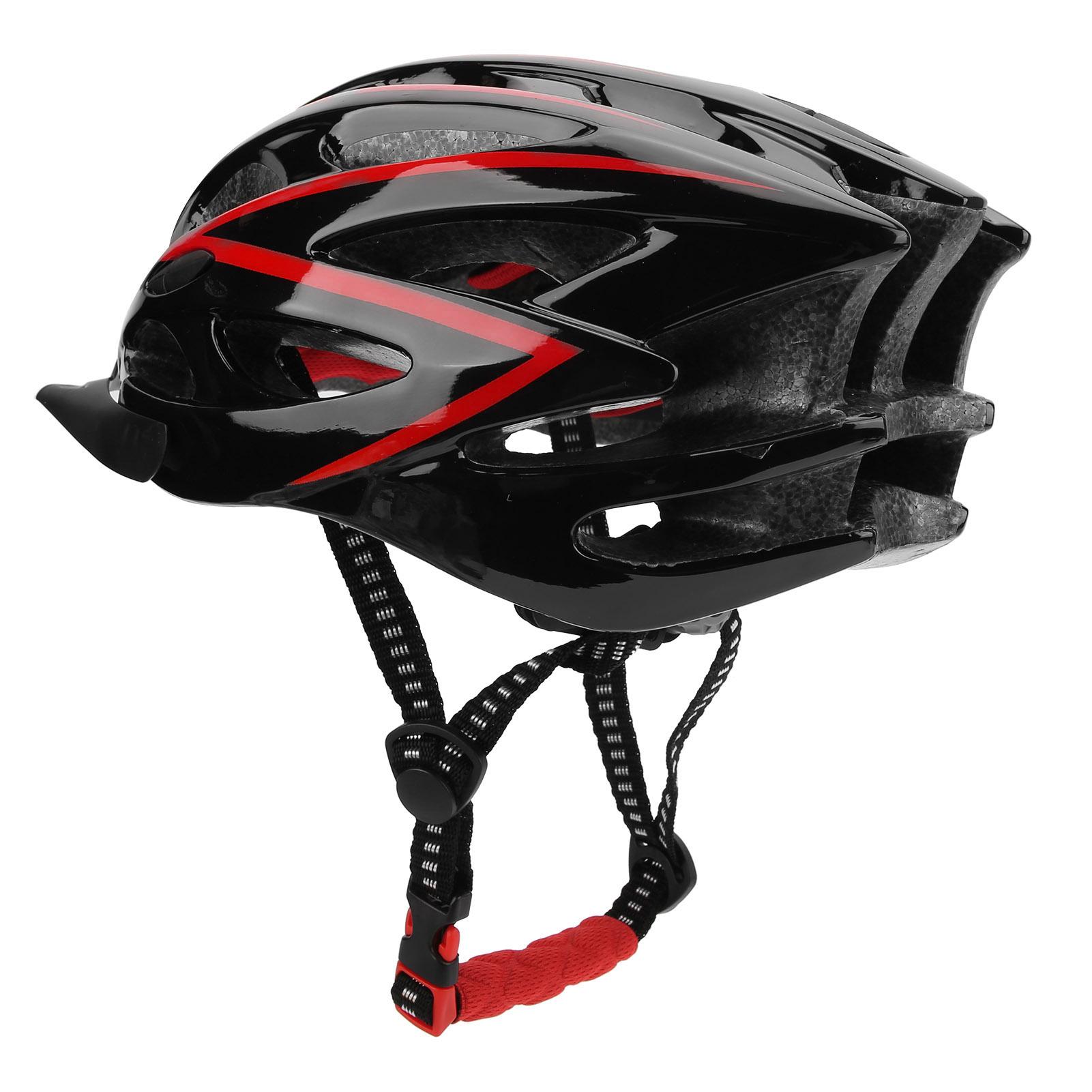 

Adult Bicycle Helmet Adjustable Ultralight Riding Cycling Bike Helmet for Men WomenBlack Red
