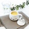 Kanesho Pottery Dick Bruna Mug with Eared 200101 "Miffy" Lid, Approx. 270ml,