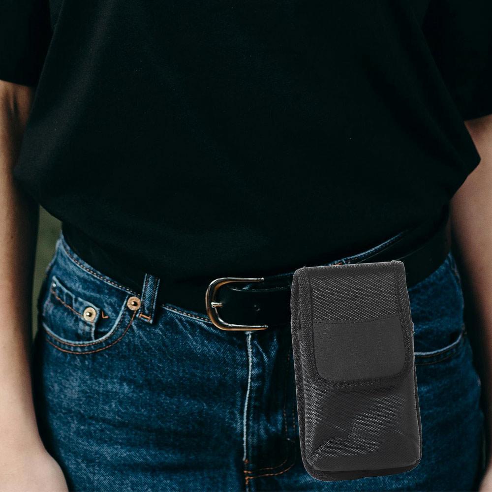 Waist Pack Man Mobile Phone Bag Double Pockets Phone Waist Bag Mobile Phone Pouch  Outdoor Sports