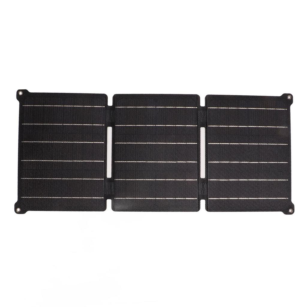 Caricabatterie Solare Pieghevole 21W 5V 12V ETFE Power Bank Portatile per Telefono Pacco di Ricarica Solare