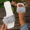 Fashion Women Luxury Flats Slippers Summer Designer Brand Beach Sandals Ladies Flat Open-toe Pearl Bow Shoes Slides