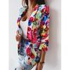 Sacou casual cu imprimeu la modă pentru primăvară - Stil european și american