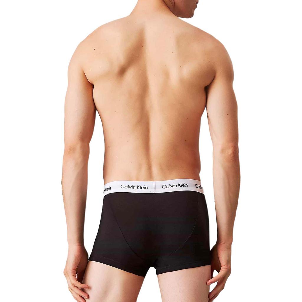 Calvin Klein Logo Stretch Boxer Briefs 3-Pack Men Underwear Black LV00NB4389UB1