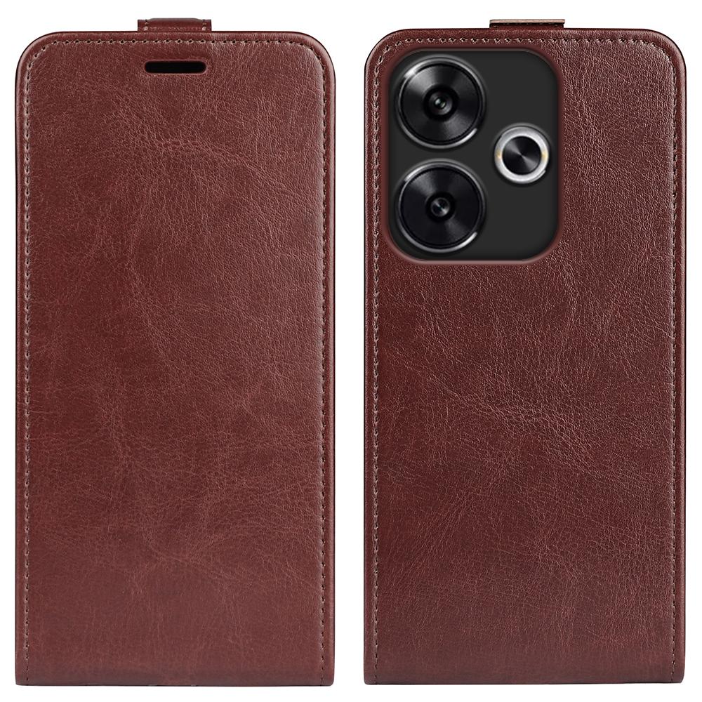 For Xiaomi Redmi Turbo 3 5G/Poco F6 5G Case Vertical Flip Leather Phone Cover with Card Slots