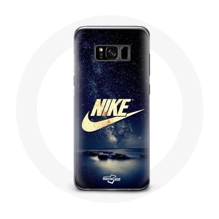 Case - Maniacase - Samsung Galaxy S8 - Nike Logo - Gold - Starry Night