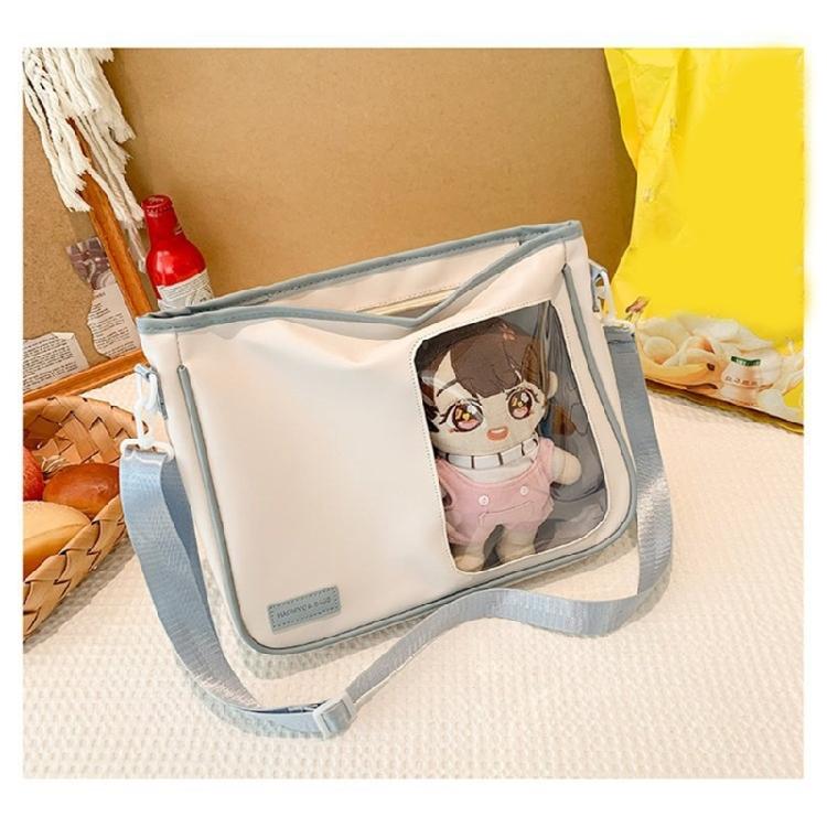Clear Messenger Bag Versatile Shoulder Crossbody with Large Capacity for Women