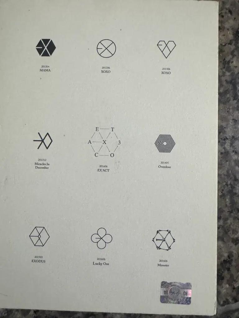 EXO Secret Executive Autographed Album Used