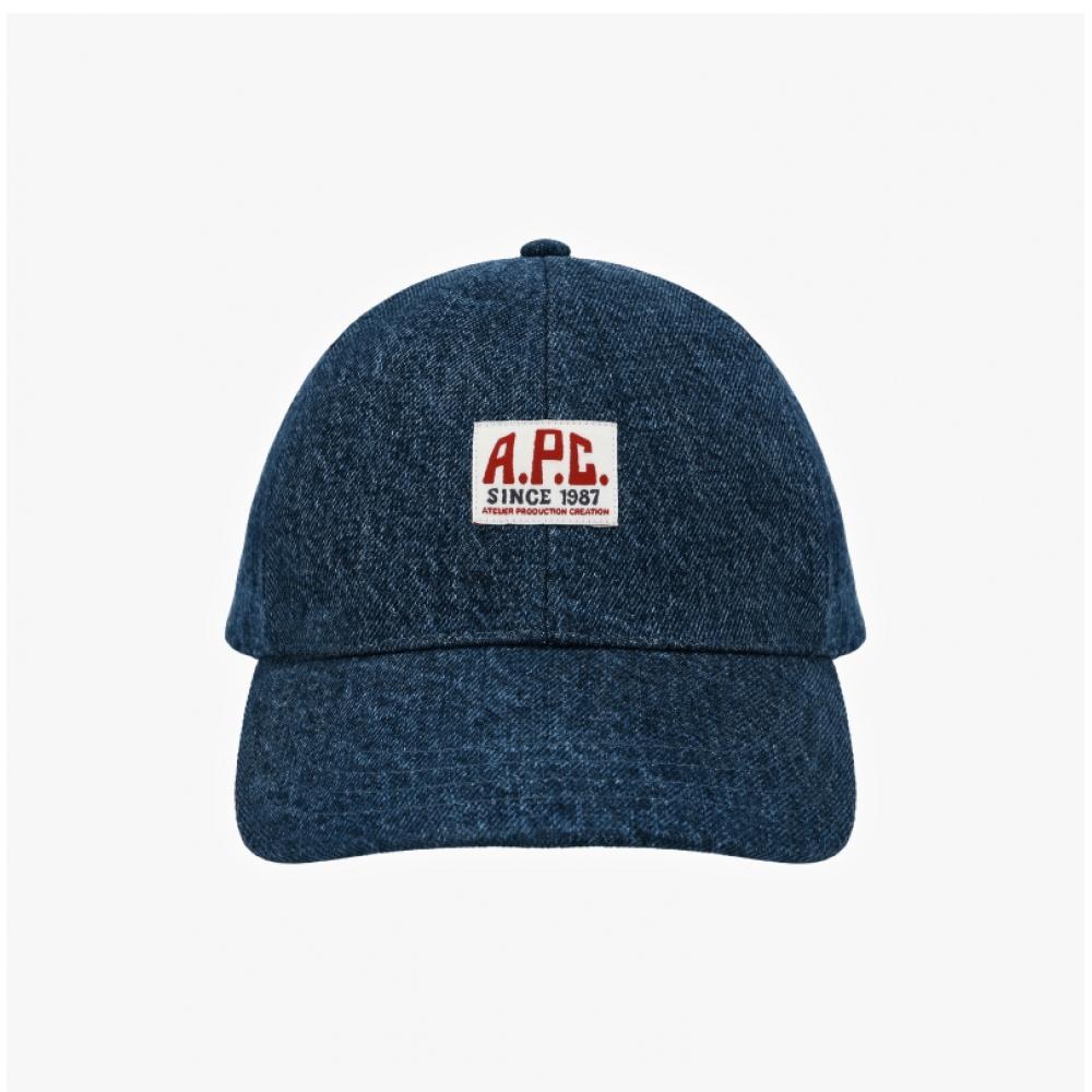 A.p.c. Charlie Washed Indigo Cap M24151