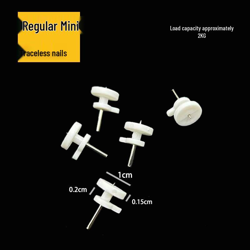 Small Invisible Seamless Wall Hooks for Picture Frames and Photo Walls