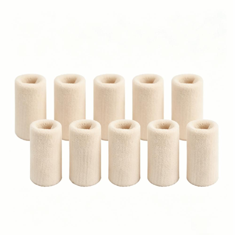 10Pcs Cotton Breathable Sports Finger Sleeves Soft Finger Guard Finger Sleeve Protectors Basketball