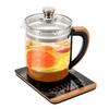 1.8L Electric Glass Kettle for Home Office Tea Maker with Removable Infuser 18 Modes Keep Warm 800W
