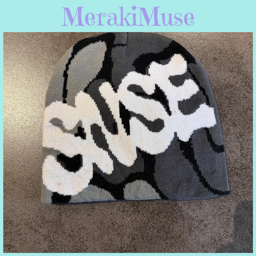 Street Letter Style Pattern Casual Warm Neutral Knitted Hat For Fall