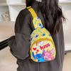 Disney Children's Bags Children's Outdoor Crossbody Bag Cartoon Kindergarten Cute Chest Bag Stitch Coin Accessory Bag
