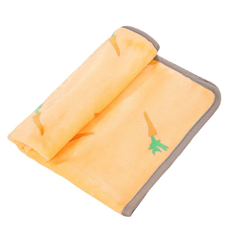 All-Season Double-Sided Flannel Pet Bed Pad and Cat Sleeping Blanket