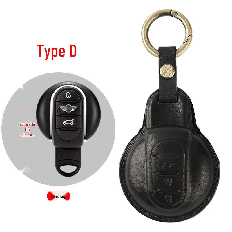 Genuine Leather Key Case for BMW 5 & 7 Series - Blade Key Compatible