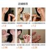 Earrings Zircon Temperament Stud Earrings Women'S Niche Design Earrings Simple Earrings Light Luxury Jewelry
