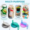 Soda Can Lids  Silicone Straws Can Covers For Soda Bpa-free Reusable Jar Cap Accessory Standard Beverage Cans for Picnics