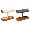 Elegant Wood T Bar Display Holder Versatile Solid Wood T Bar Jewelry Display Holder for Trade Shows and Retail