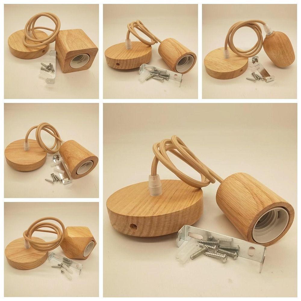 Modern Simple Lamp Base Irregular Wooden Light Holder Creative Lamp Holder  Home Lighting