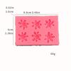 1 Piece Duolian Small Lotus Silicone Mold Ice Cream Mousse Aromatherapy Cake Candle Gypsum Decorative Resin Mold