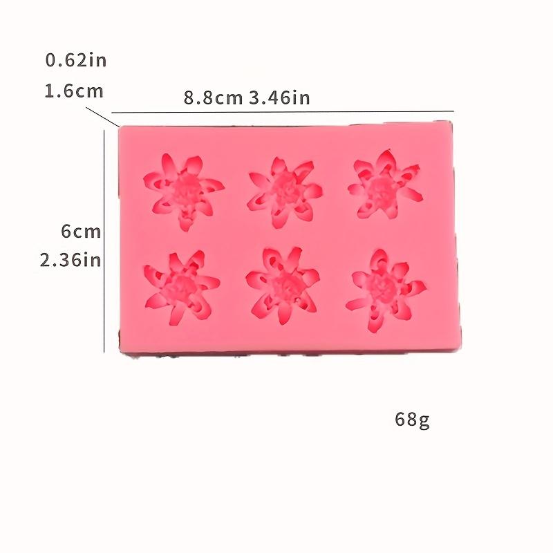 1 Piece Duolian Small Lotus Silicone Mold Ice Cream Mousse Aromatherapy Cake Candle Gypsum Decorative Resin Mold