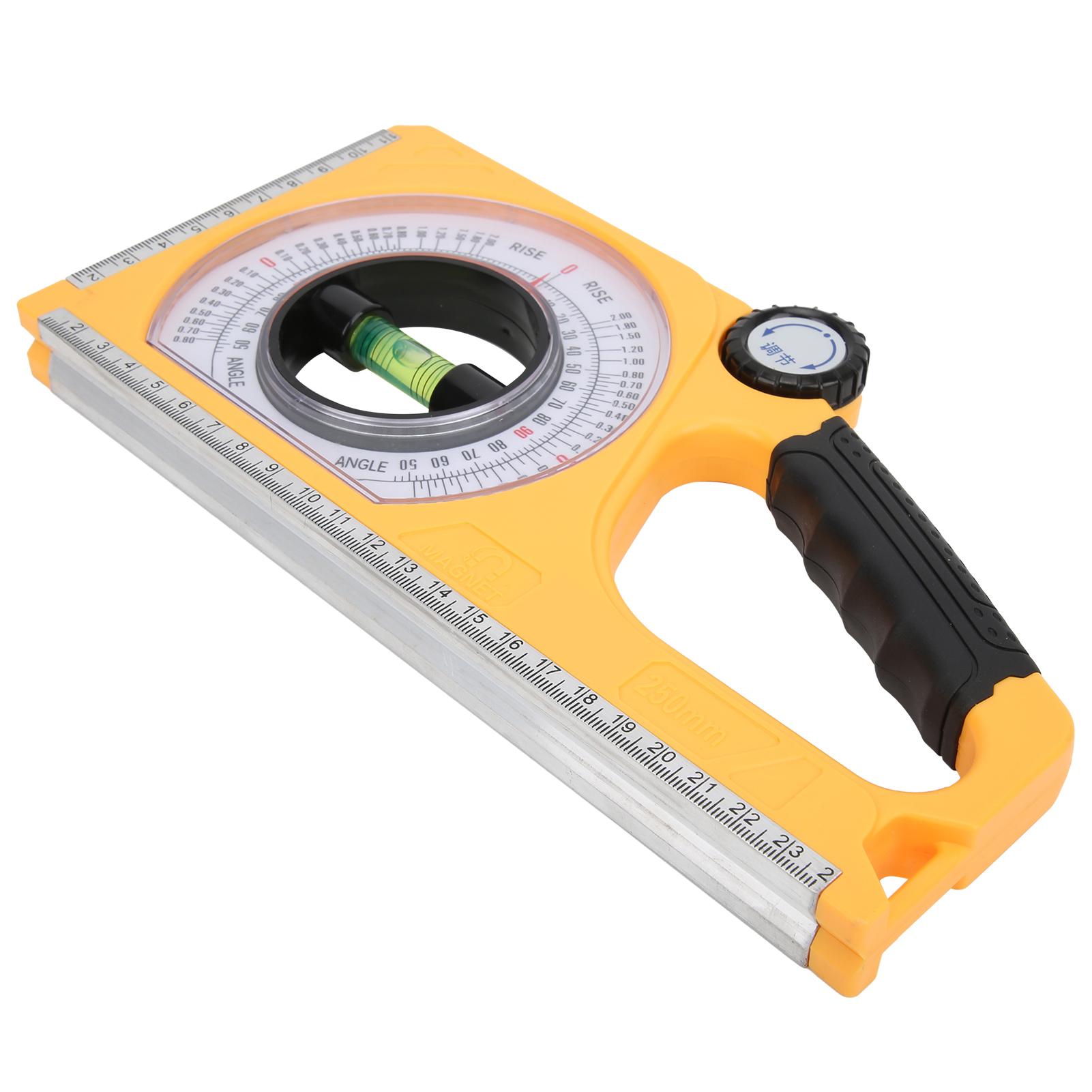 

RSL‑250 Angle Meter Multifunctional ABS Angle Gauge Slope Measuring Instrument for Outdoor