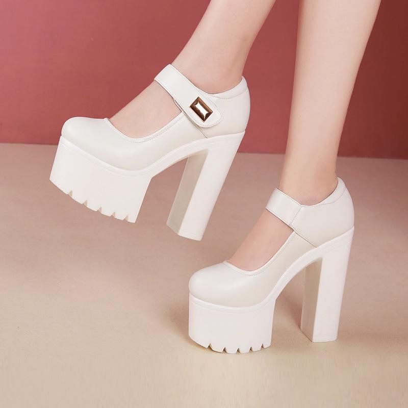 Zapatos de Salón de Tacón Super Alto para Mujer Nuevos Tacones de Plataforma Alta 6cm/10cm/13cm Modelo Pole Dance Fiesta Show Talla Grande 32-43
