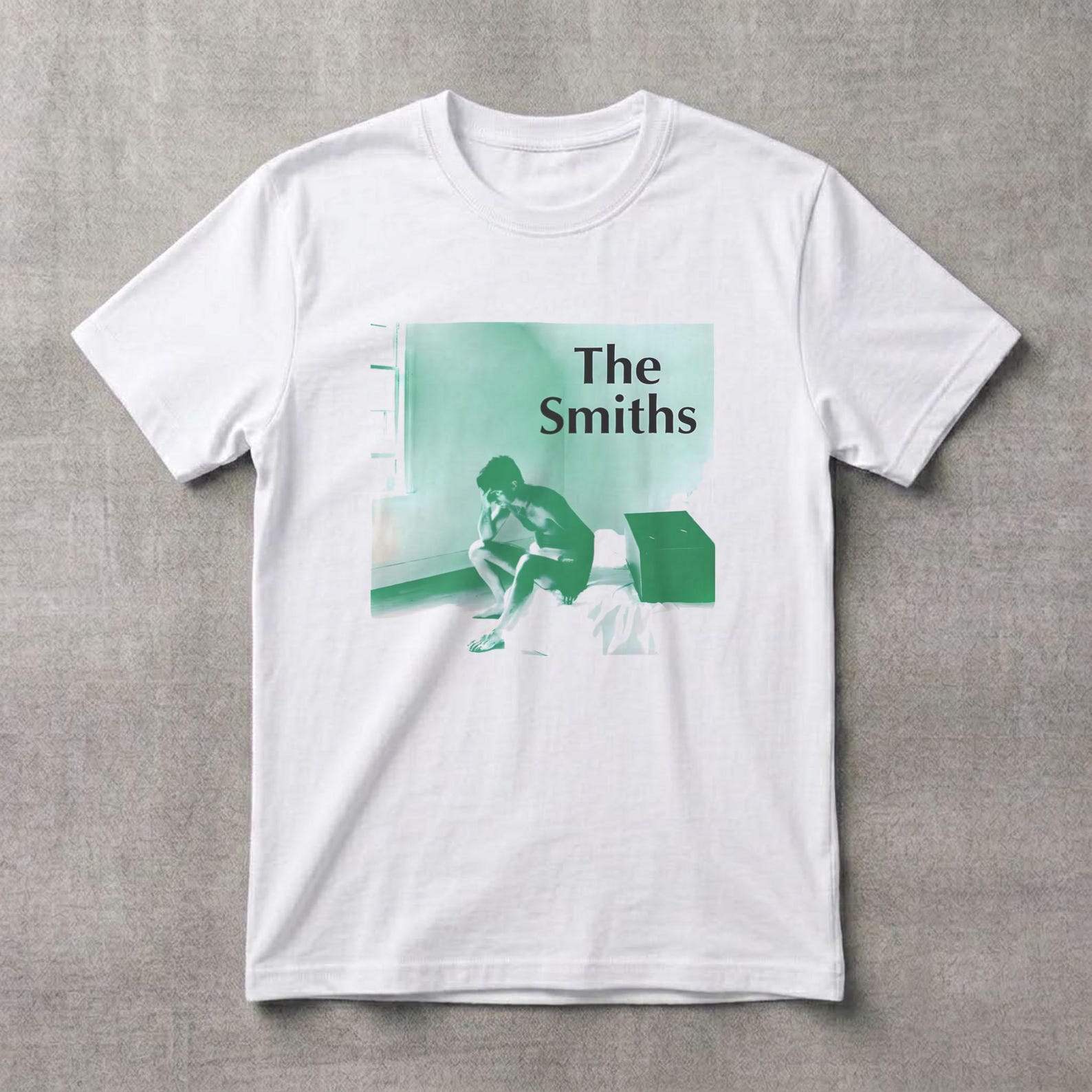 The Smiths White Tee,unisex,graphic tee XL